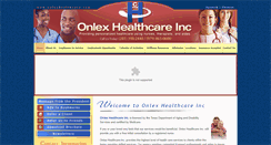 Desktop Screenshot of onlexhealthcare.com